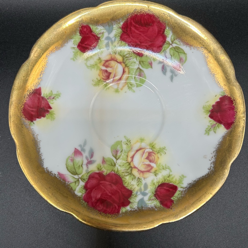 🐕3/20 George Zoltan Lefton Hand Painted Saucer